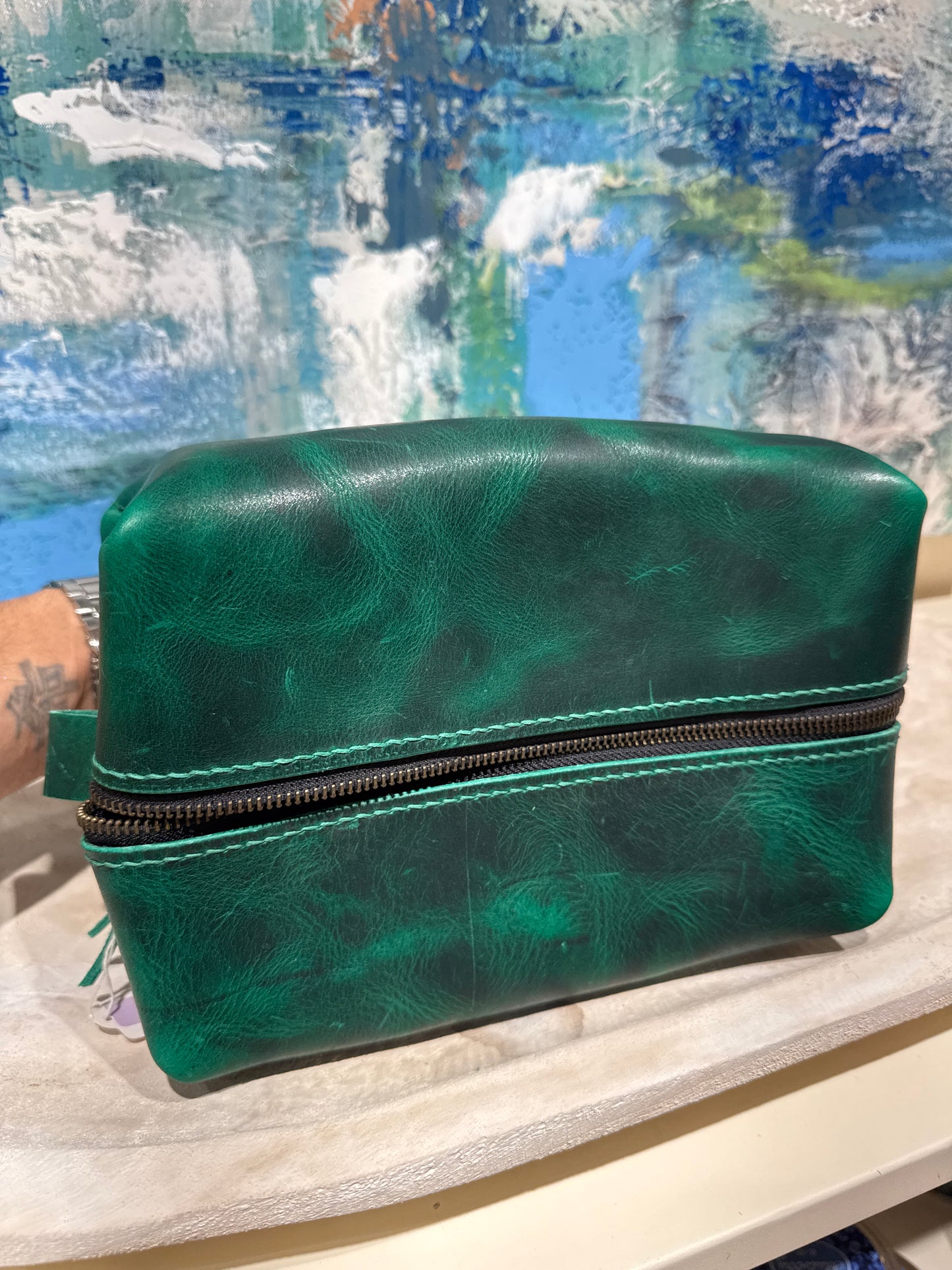 412 Leatherworks Large Leather Handcrafted Bag
