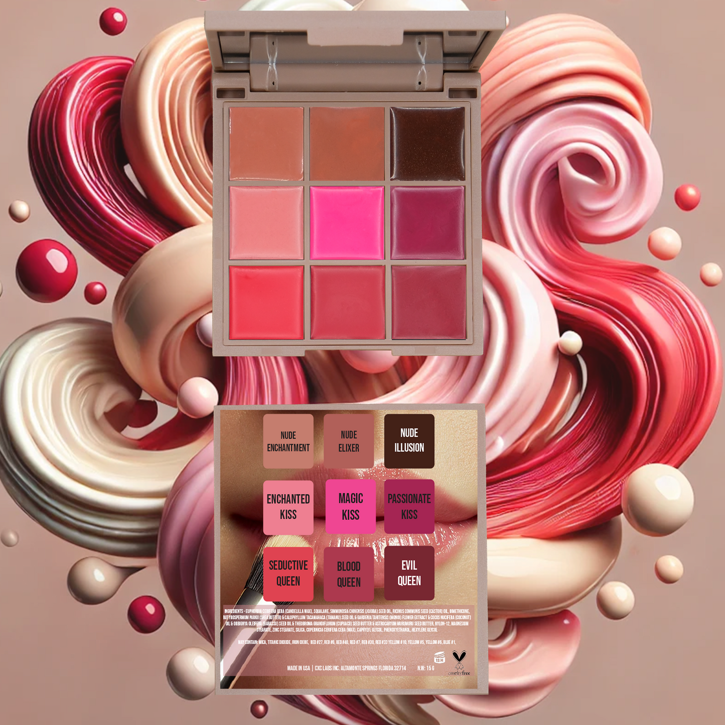 ProSculpt Lips Vol.1 Creme Lipstick Palette