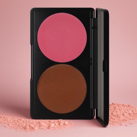 Cream Radiance Blush Duo ( First Rose & N2)