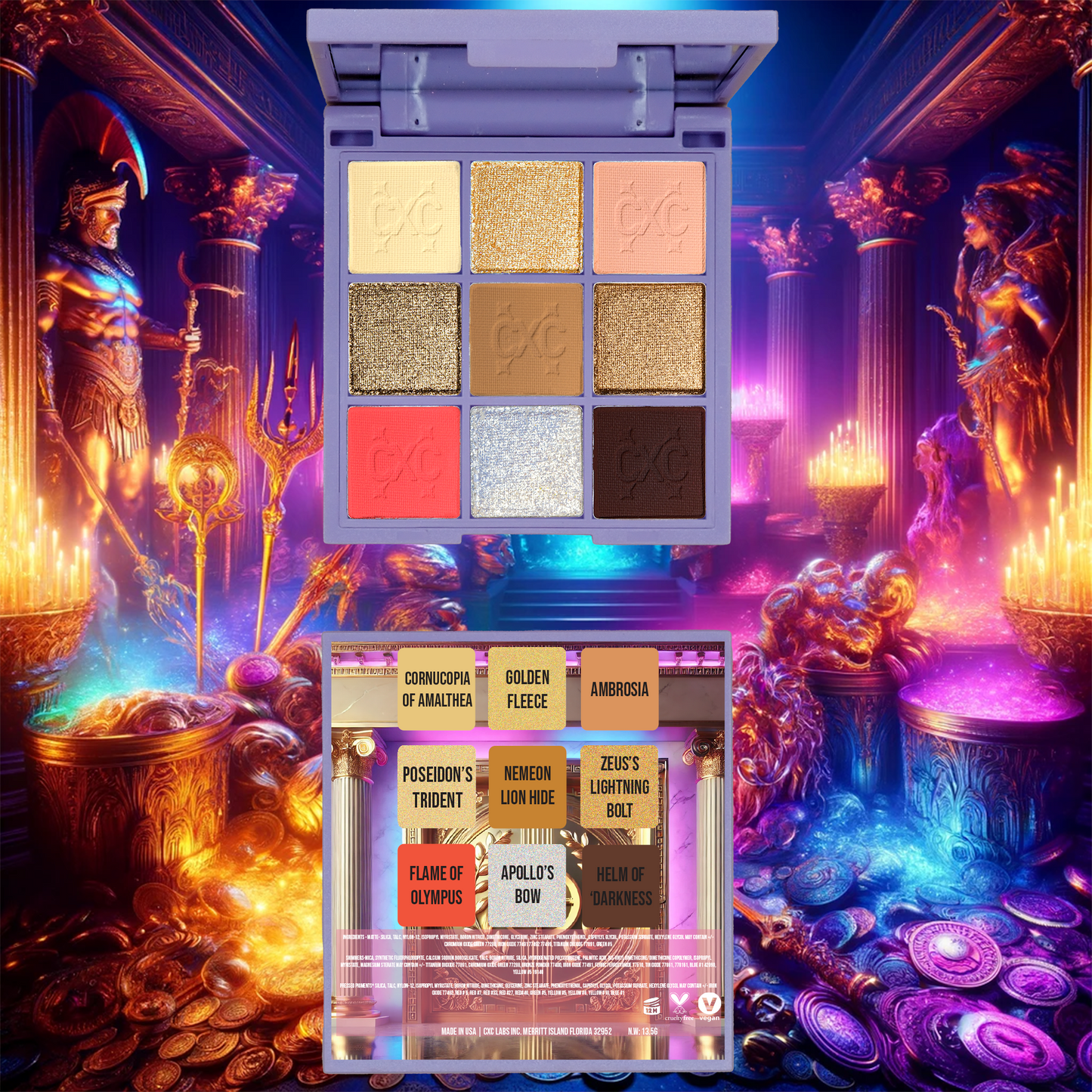Vault Of Olympus GODS Mini Palette