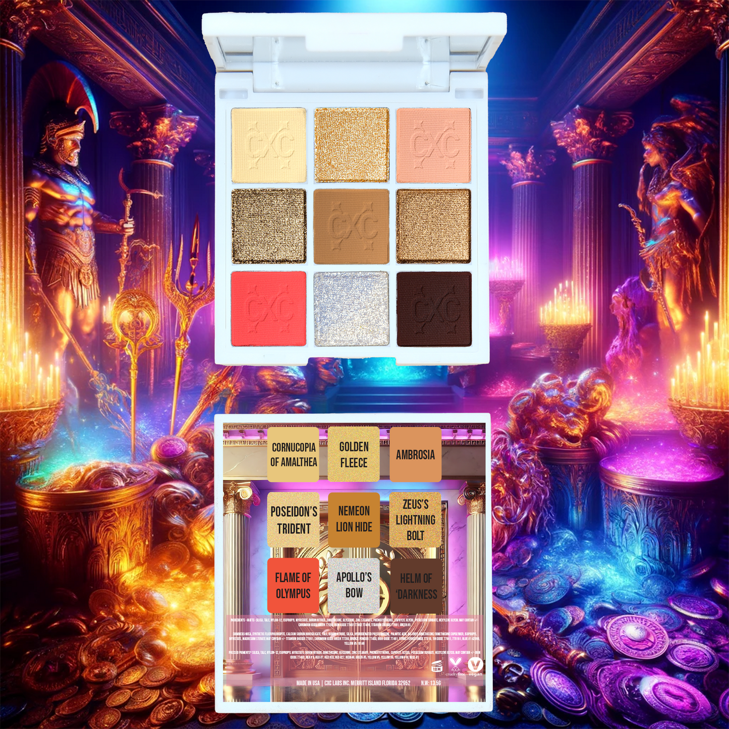 Vault Of Olympus GODS Mini Palette